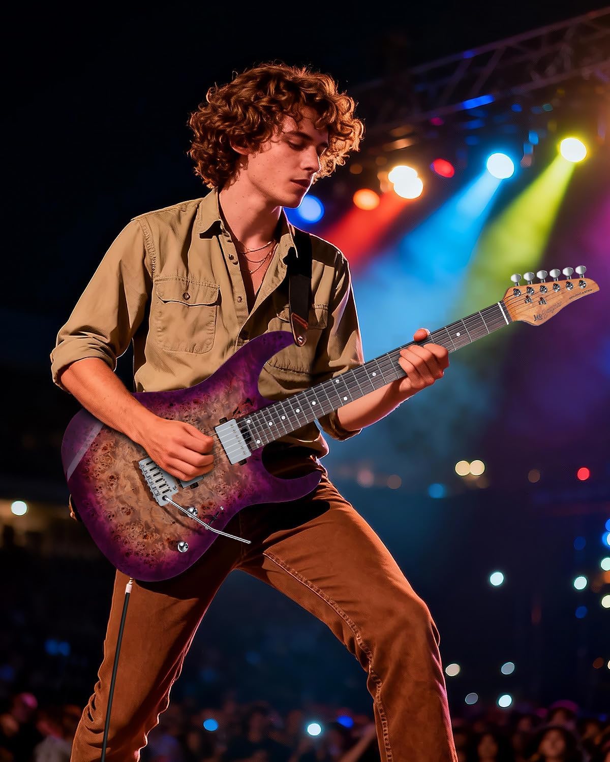 ST Pro Series - HH Violet Burl