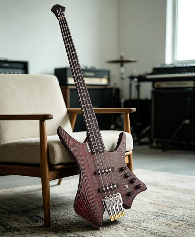 Headless Bass - Red Black